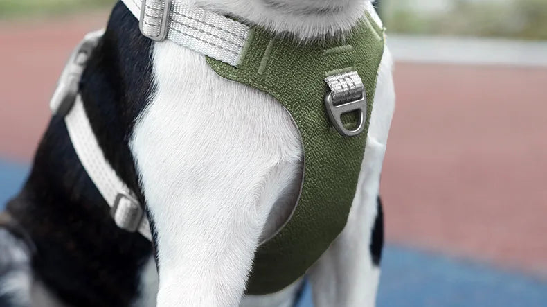 Anti Pull Dog Harness Vest Reflective for Large Dogs - Heavy Duty Oxford, No-Choke, Adjustable for Husky Labrador Training
