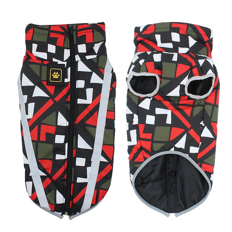 Big Dog Coats: Heavy Duty Waterproof Winter Dog Coat, Reflective - Warm Coat for Big Dogs