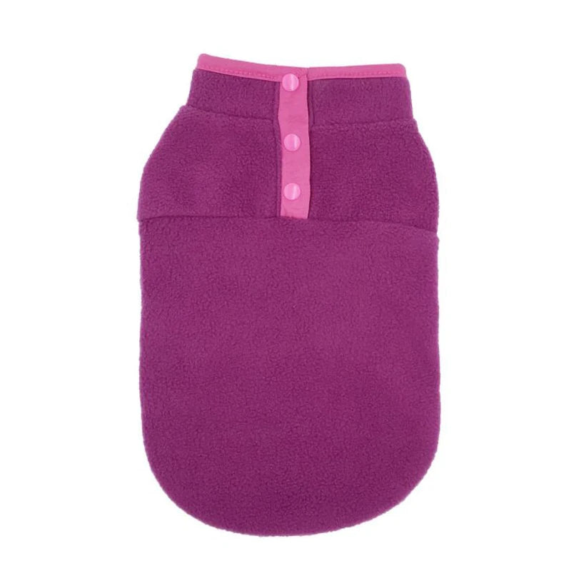 Warm Dog Clothes Fleece Vest for Small Dogs Spring Autumn Winter Puppy Shih Tzu Chihuahua Frenchie Pug Coats