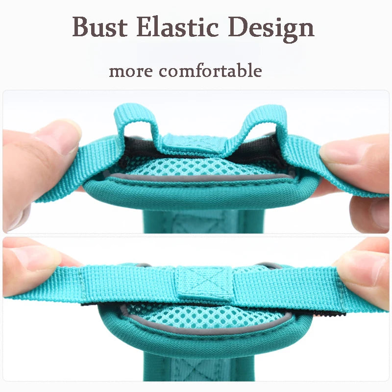 No Pull Dog Harness for Large Dogs, Adjustable Reflective Padded Vest with Breathable Mesh, Easy On/Off Leash Set