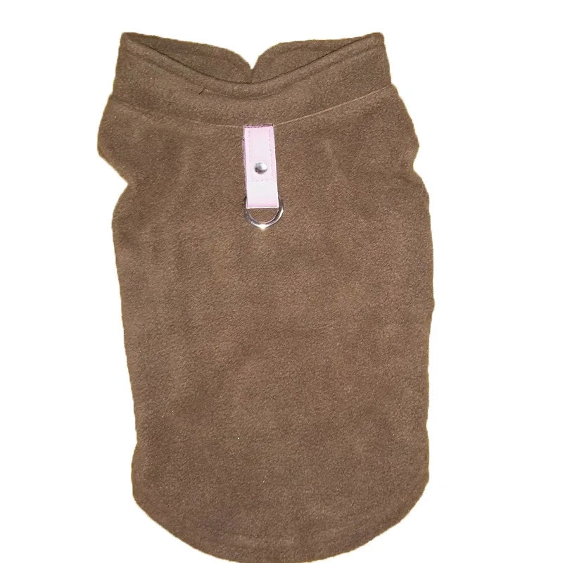 Fleece Dog Shirt for Small Dogs & Puppies - Warm Winter Vests for Chihuahua, Yorkie, French Bulldog, Poodle