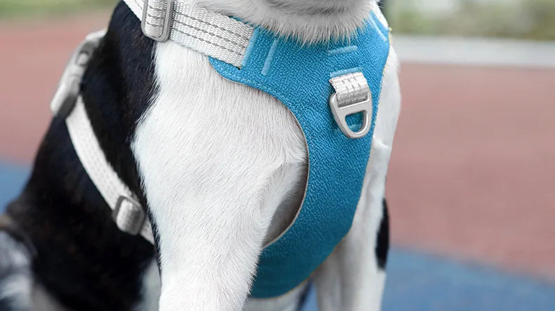 Anti Pull Dog Harness Vest Reflective for Large Dogs - Heavy Duty Oxford, No-Choke, Adjustable for Husky Labrador Training