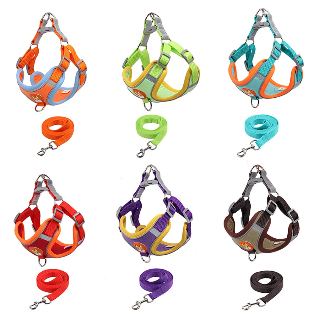 Dog Harness No Pull Reflective Adjustable Vest for Small Dogs Puppy and Chihuahua