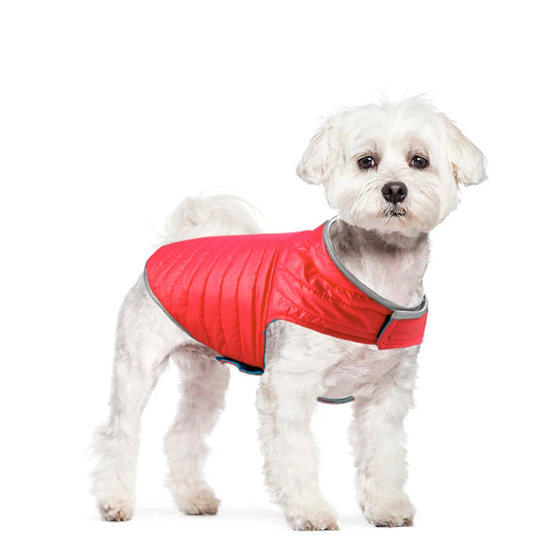 Dog Coats for Large Dogs: Reversible Dual-Color Reflective Winter Jacket