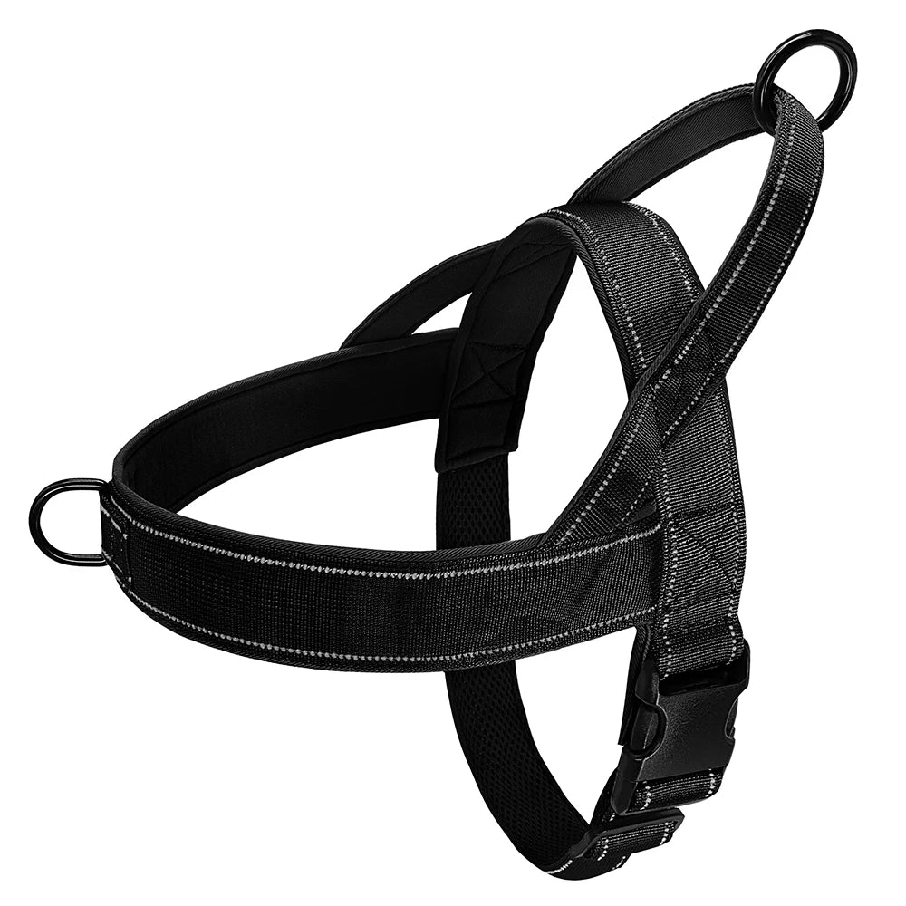 Reflective Dog Harness Adjustable No Pull Training Vest for Medium Large Dogs Pitbull Shepherd
