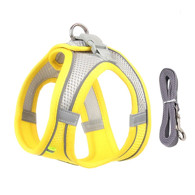 Dog Harness for Small Dogs, Adjustable Reflective Puppy Vest for French Bulldog, Chihuahua & Pug