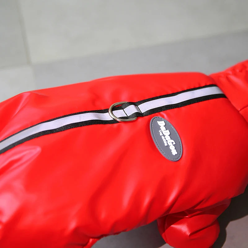 Warm Dog Clothes Reflective Waterproof Winter Jumpsuit for Small Dog Puppy