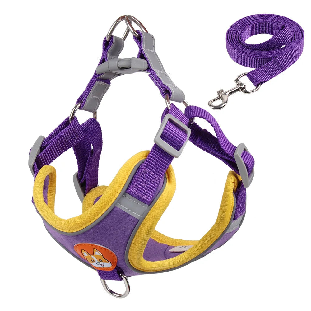 Dog Harness No Pull Reflective Adjustable Vest for Small Dogs Puppy and Chihuahua