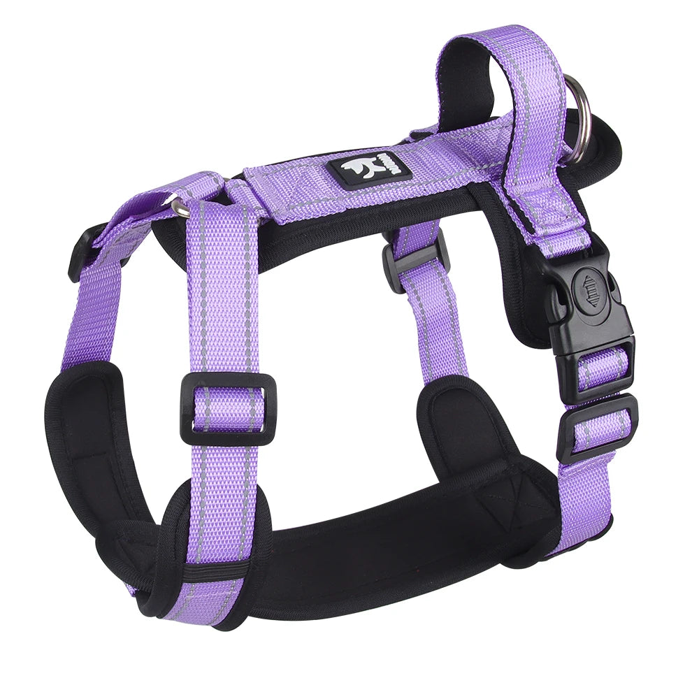French Bulldog Harness with Handle, Anti-Escape Reflective Vest, Adjustable for Small Medium Dogs Walking