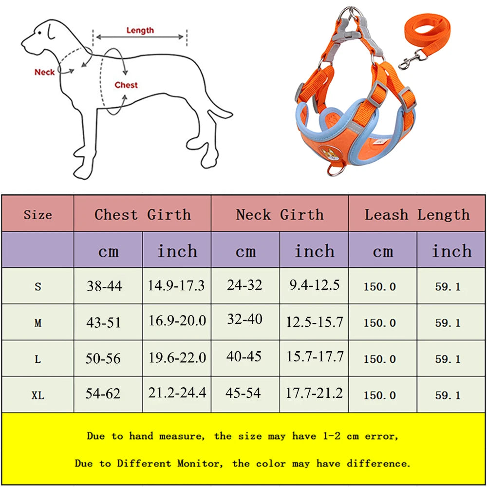Dog Harness No Pull Reflective Adjustable Vest for Small Dogs Puppy and Chihuahua