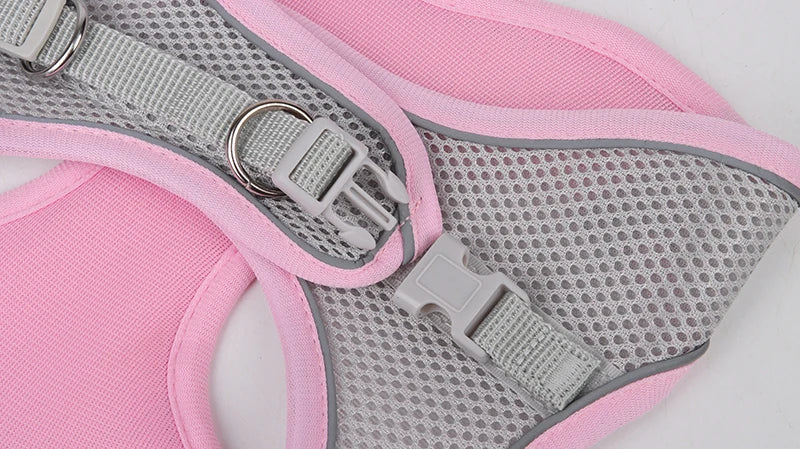 Dog Harness for Small Dogs, Adjustable Reflective Puppy Vest for French Bulldog, Chihuahua & Pug