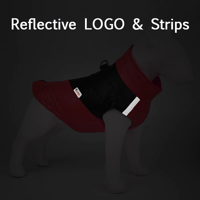 Puppy Winter Coat for Small to Large Dogs - Waterproof Warm Dog Jacket Vest for Cold Weather