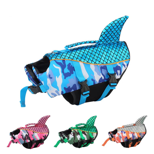 Dog Swimming Vest Safety Life Jacket Float for Small Pets Outdoor Summer