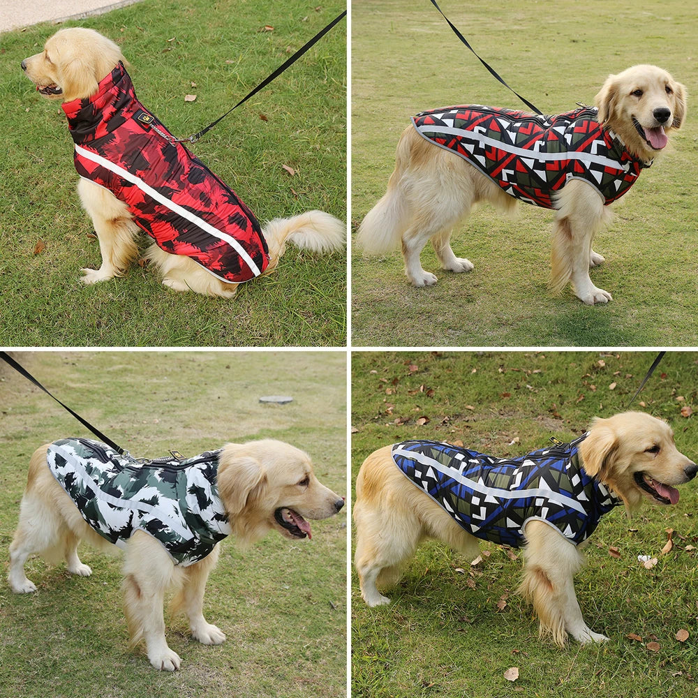 Big Dog Coats: Heavy Duty Waterproof Winter Dog Coat, Reflective - Warm Coat for Big Dogs