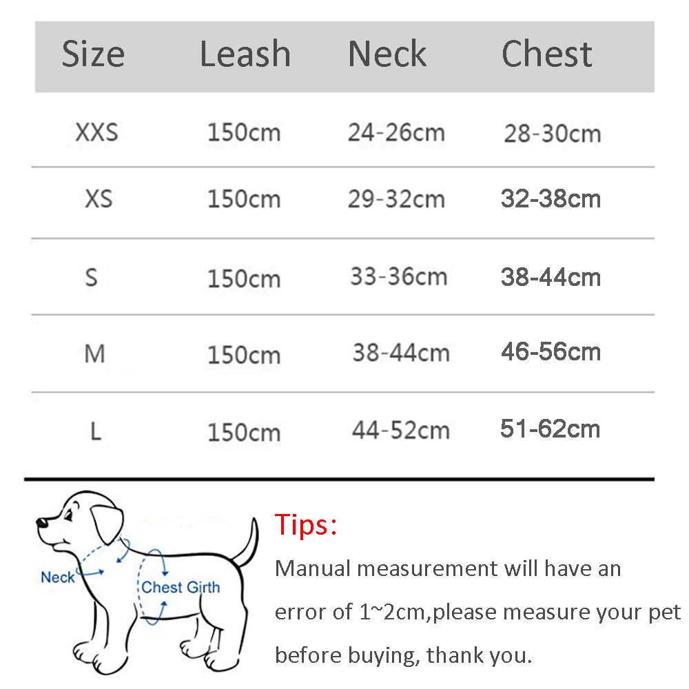 Dog Harness for Small Dogs, Adjustable Reflective Puppy Vest for French Bulldog, Chihuahua & Pug