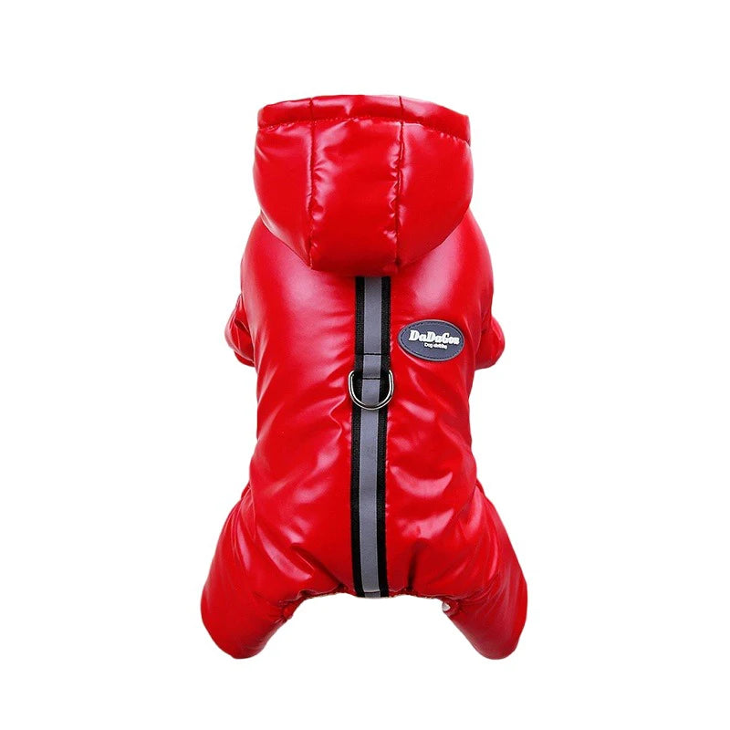 Warm Dog Clothes Reflective Waterproof Winter Jumpsuit for Small Dog Puppy