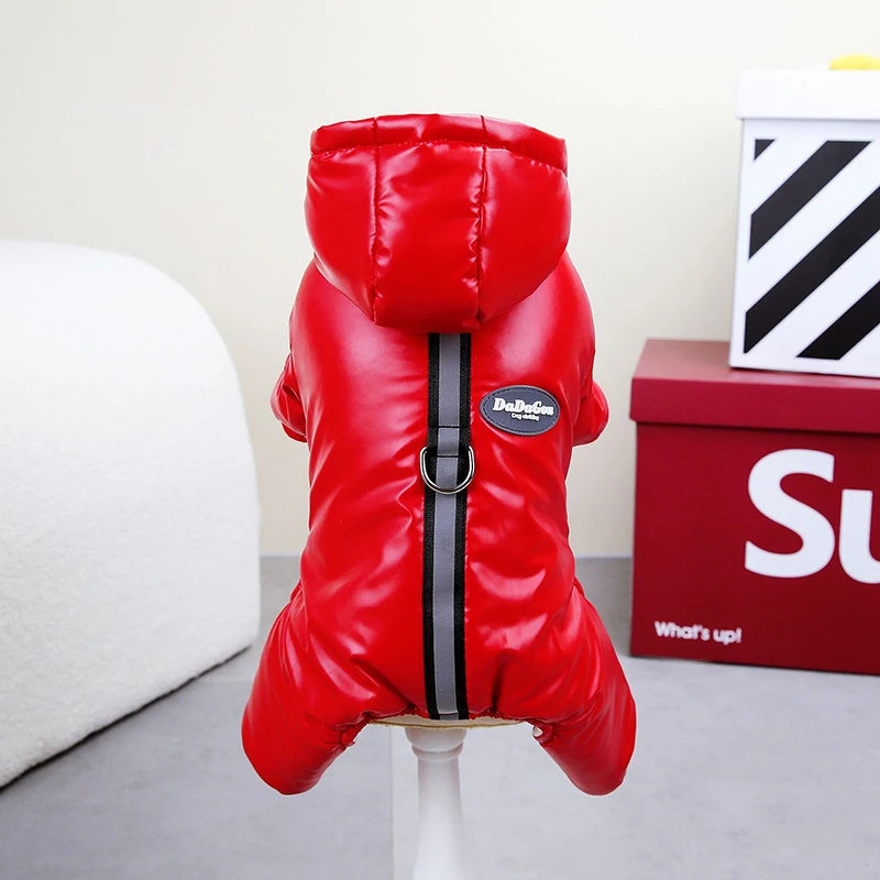 Warm Dog Clothes Reflective Waterproof Winter Jumpsuit for Small Dog Puppy