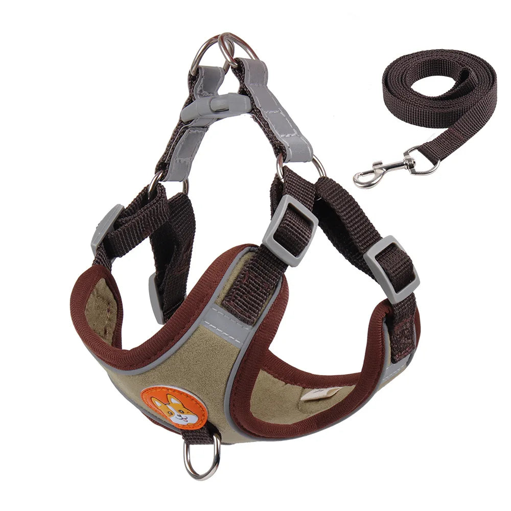 Dog Harness No Pull Reflective Adjustable Vest for Small Dogs Puppy and Chihuahua