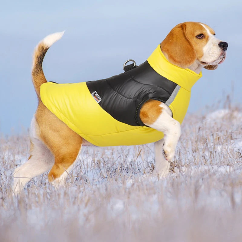 Puppy Winter Coat for Small to Large Dogs - Waterproof Warm Dog Jacket Vest for Cold Weather