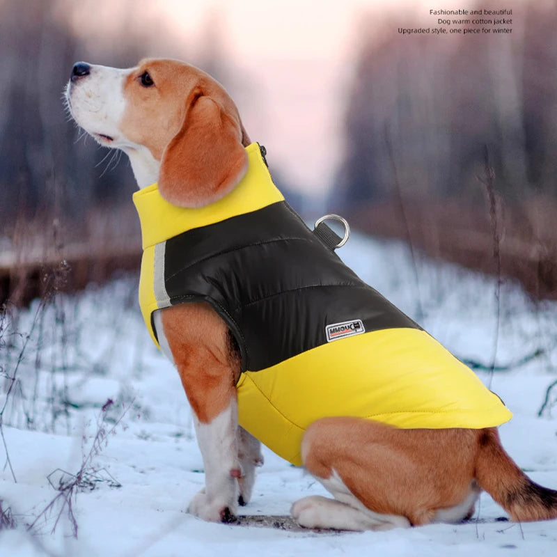 Puppy Winter Coat for Small to Large Dogs - Waterproof Warm Dog Jacket Vest for Cold Weather