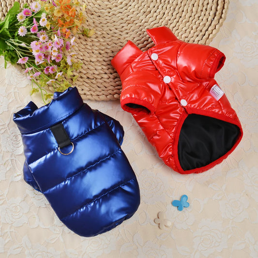 Dog Jackets for Winter - Warm Waterproof PU Leather Coats for Small Dogs & Chihuahua Shih Tzu