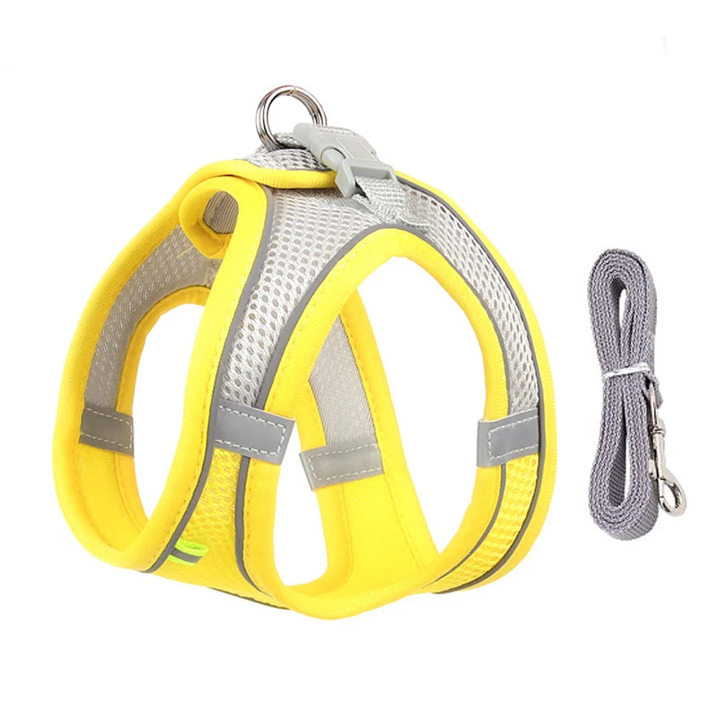 Dog Harness for Small Dogs, Adjustable Reflective Puppy Vest for French Bulldog, Chihuahua & Pug