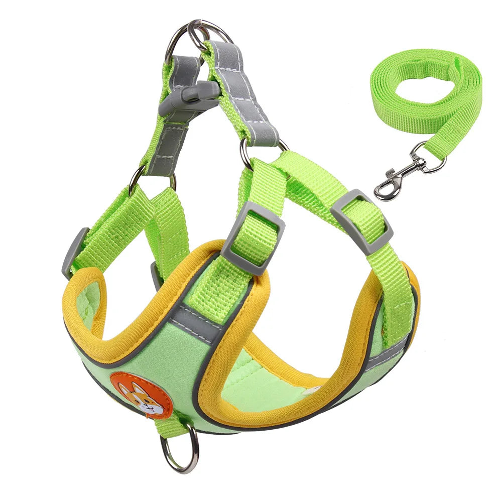 Dog Harness No Pull Reflective Adjustable Vest for Small Dogs Puppy and Chihuahua