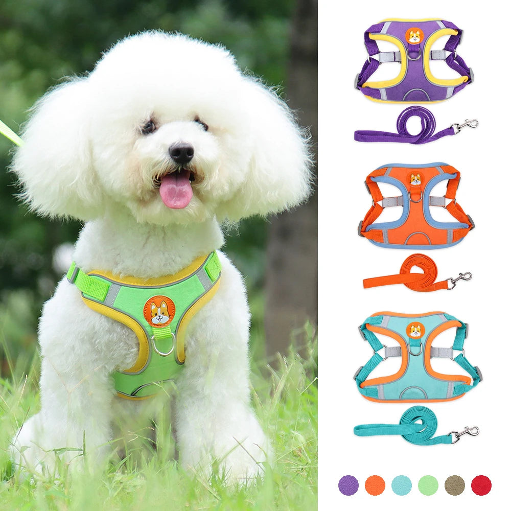 Dog Harness No Pull Reflective Adjustable Vest for Small Dogs Puppy and Chihuahua