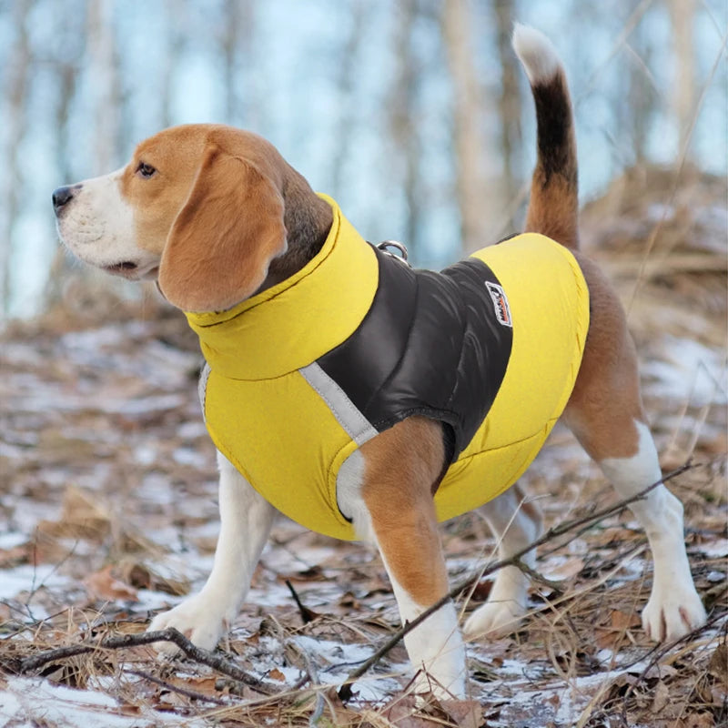 Puppy Winter Coat for Small to Large Dogs - Waterproof Warm Dog Jacket Vest for Cold Weather