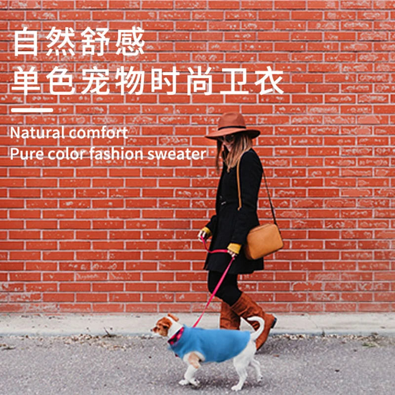 Yorkie Dog Clothes Warm Fleece Harness Vest, Winter Coat with Leash Ring for Small Dogs like Pugs & Frenchies