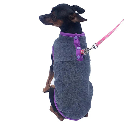 Warm Dog Clothes Fleece Vest for Small Dogs Spring Autumn Winter Puppy Shih Tzu Chihuahua Frenchie Pug Coats