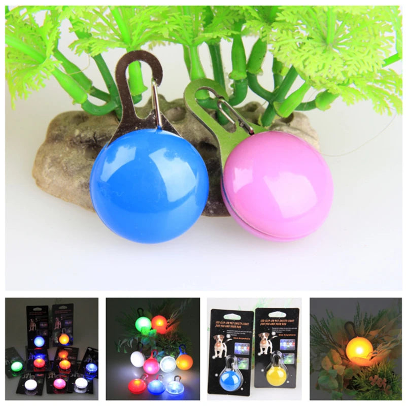 LED Dog Collar Light: Night Safety Glow Pendant Accessory
