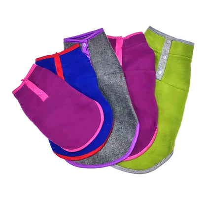 Warm Dog Clothes Fleece Vest for Small Dogs Spring Autumn Winter Puppy Shih Tzu Chihuahua Frenchie Pug Coats