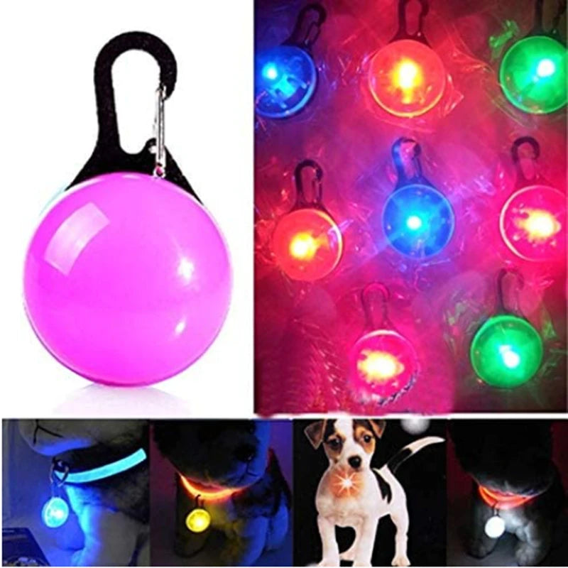 LED Dog Collar Light: Night Safety Glow Pendant Accessory
