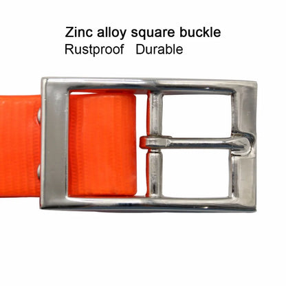 Waterproof Dog Collar: Odor Proof & Easy Clean TPU Design