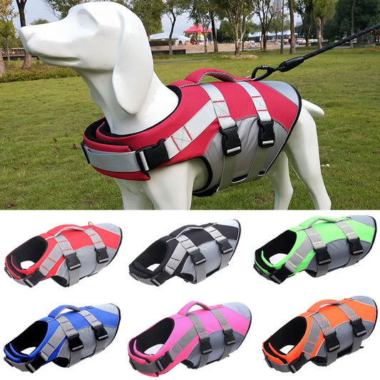 Small Dog Life Jacket Reflective Summer Safety Swim Vest For Puppies Medium Dogs