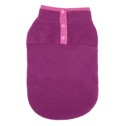 Warm Dog Clothes Fleece Vest for Small Dogs Spring Autumn Winter Puppy Shih Tzu Chihuahua Frenchie Pug Coats
