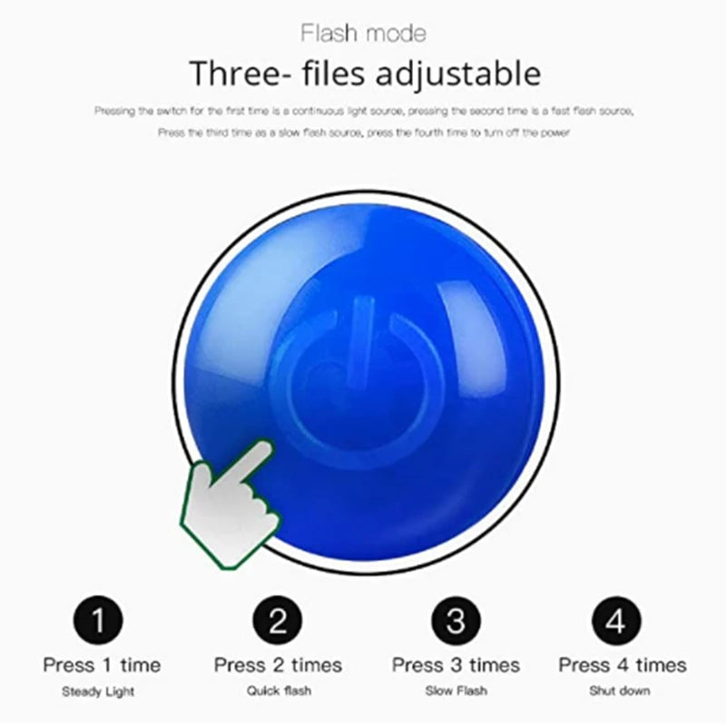 LED Dog Collar Light: Night Safety Glow Pendant Accessory