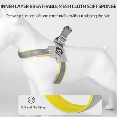 Y Shaped Dog Harness: Best for Small Breeds, Puppies & Senior Dogs - Breathable Mesh