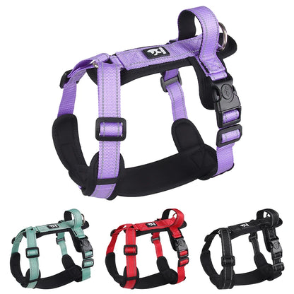 French Bulldog Harness with Handle, Anti-Escape Reflective Vest, Adjustable for Small Medium Dogs Walking
