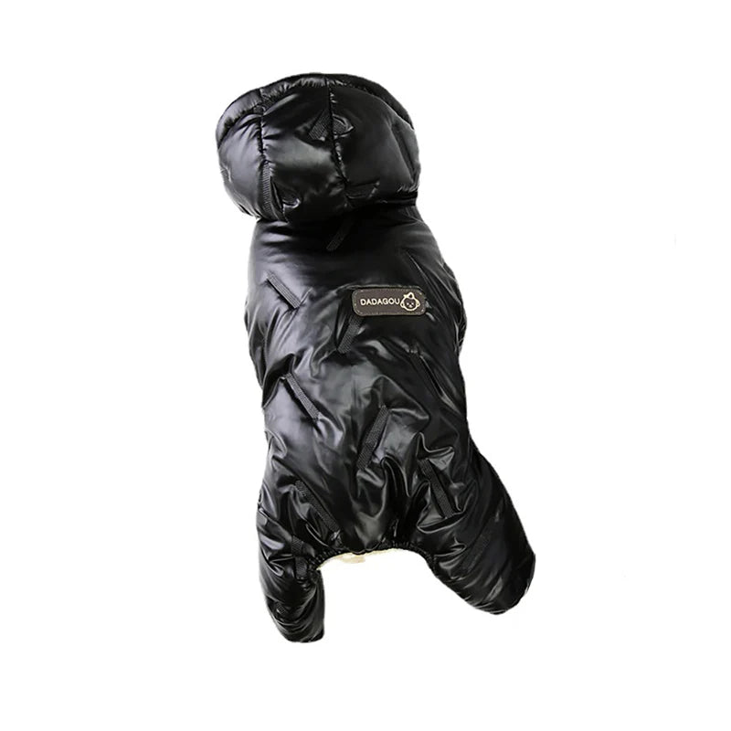 Yorkie Dog Clothes Warm Fleece Winter Jumpsuit, Waterproof Coat for Small Dogs, Poodle, Shih Tzu & Chihuahua Apparel