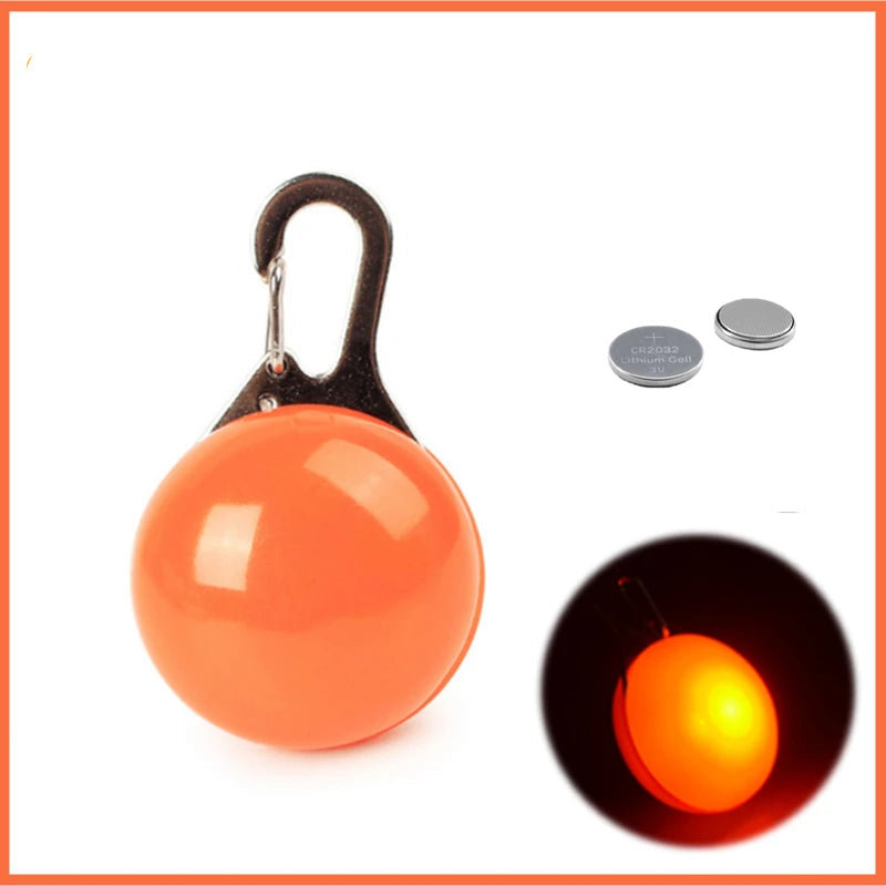 LED Dog Collar Light: Night Safety Glow Pendant Accessory