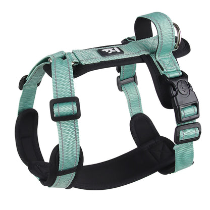 French Bulldog Harness with Handle, Anti-Escape Reflective Vest, Adjustable for Small Medium Dogs Walking