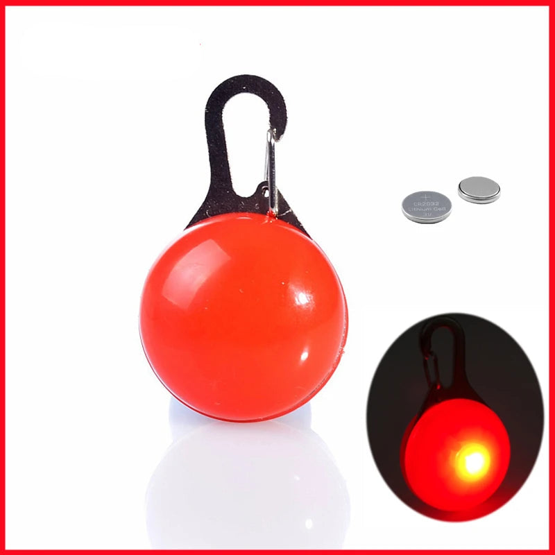 LED Dog Collar Light: Night Safety Glow Pendant Accessory