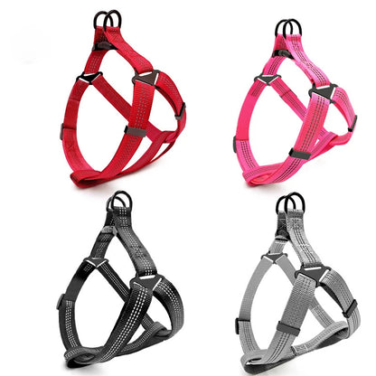 Y Harness for Dogs, Reflective No-Pull Adjustable Dog Harness for Medium & Large Dogs
