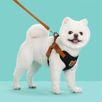 Dog Harness and Leash Set for Small Dogs - Breathable Escape Proof Vest for French Bulldog, Chihuahua and Puppy