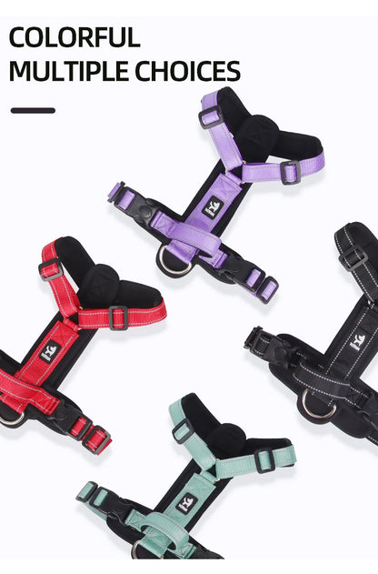 French Bulldog Harness with Handle, Anti-Escape Reflective Vest, Adjustable for Small Medium Dogs Walking