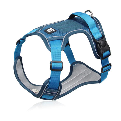 Dog Harness For Large Dogs, Reflective Tactical Vest, Durable & Strong 1680D Waterproof Oxford Cloth