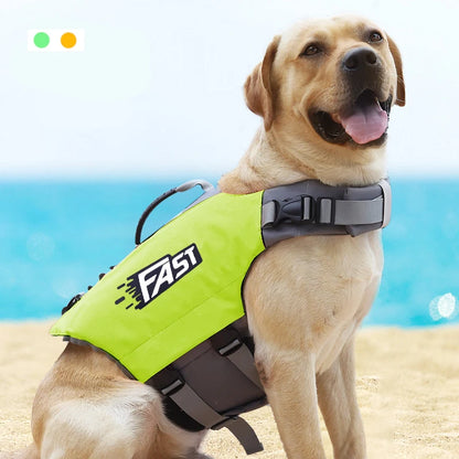 Dog Float Jacket for Swimming & Safety - Adjustable, Reflective Vest for Pool, Beach & Boating Fun