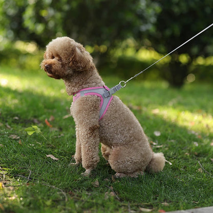 Dog Harness for Small Dogs, Adjustable Reflective Puppy Vest for French Bulldog, Chihuahua & Pug